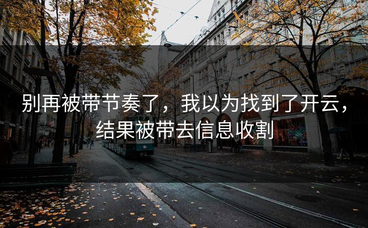 别再被带节奏了,我以为找到了开云,结果被带去信息收割 别再被带节奏了,我以为找到了开云,结果被带去信息收割